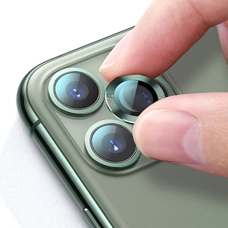 ALLY İPhone 11 Pro-11 Pro max Kamera Lens Koruyucu Aluminium 3 adet-(5775)