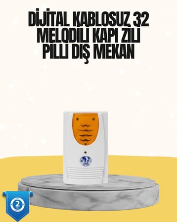 Kablosuz Kapı Zili Düzenli ve Konforlu Yaşam Alanları İçin