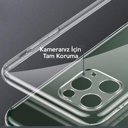 Ally İPhone 11 Pro 5.8 İnch Kamera Korumalı Silikon Kılıf-(5775)