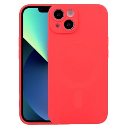 ALLY iPhone  .inç Liquid Silica Magsafe Uyumlu Silikon Kılıf-()