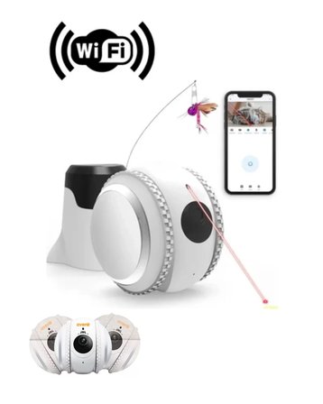 WiFi Akıllı Takip Kamerası Lazer Oyunlu Evcil Hayvan Gözetim Sistemi