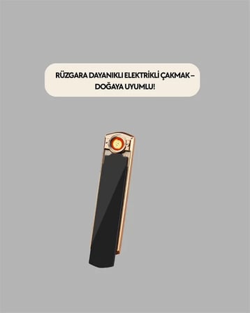 Elektronik Çakmak – Lüks Tasarım Rüzgarda Sönmez Yeni Nesil