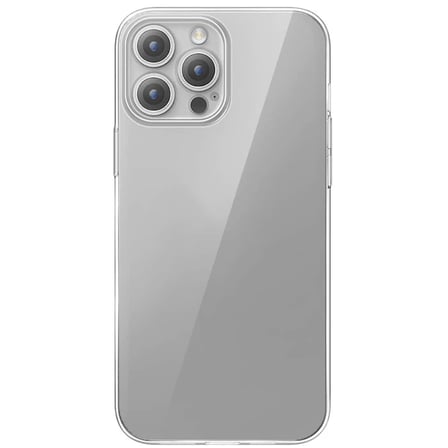 Baseus iPhone  Pro Schott Serisi Şeffaf Silikon Kılıf + Tempered Ekran Koruyucu Set-()