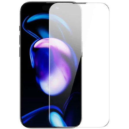 Baseus iPhone  Pro Schott Serisi Şeffaf Silikon Kılıf + Tempered Ekran Koruyucu Set-()