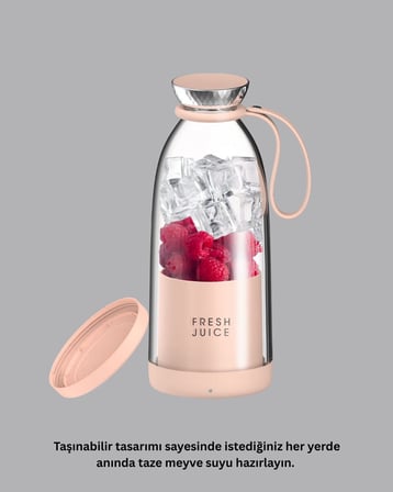 mAh Şarjlı Hafif ve Pratik Taşınabilir Blender