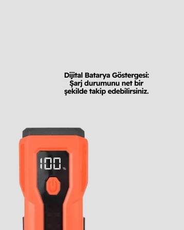Lümen Şarjlı Bisiklet Farı COB Yan Çakar Acil Durum