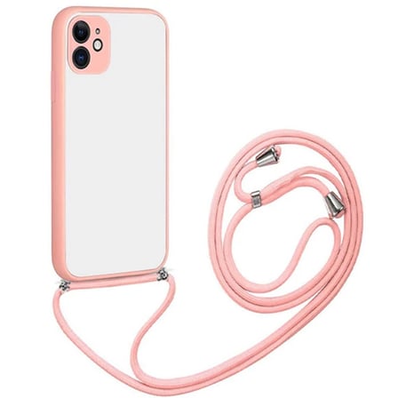 ALLY iPhone 12 6.1 Askılı Koruyucu Silikon Kılıf-(5775)