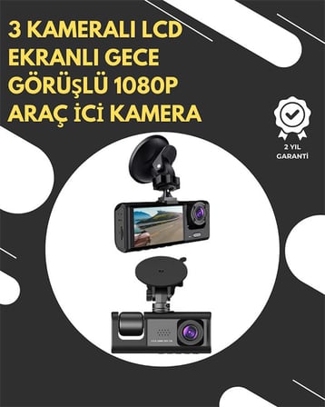 G-Sensör ve Hareket Algılama Destekli p Araç İçi Güvenlik Kamerası