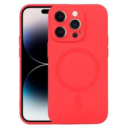 ALLY iPhone  Pro .inç Liquid Silica Magsafe Uyumlu Silikon Kılıf-()
