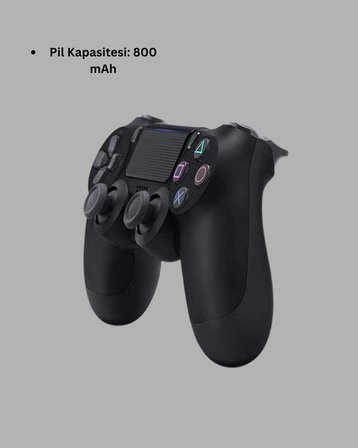 Kablosuz Titreşimli Oyun Kolu – PS Uyumlu Ergonomik Tasarım ve Uzun Pil Ömrü