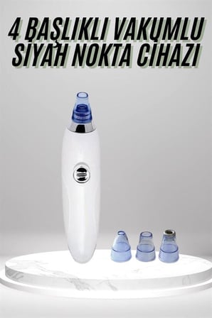 Başlıklı Pilli Vakumlu Siyah Nokta Temizleyici Akne Ve Sivilce Önleyici