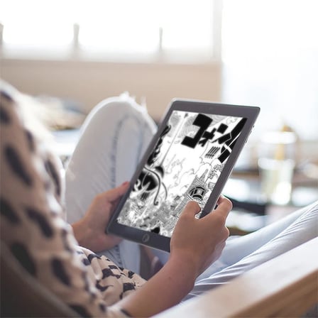 ALLY İPad 9.7 İnch Paper Like Film Darbe Emici Pet Ekran Koruyucu iPad 5/6/7/8-(5775)