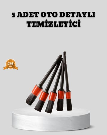 Araç Detay Temizlik Fırçası ’li Set Çizmeyen Kıl Çok Yönlü Kullanım