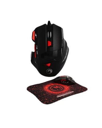 Işıklı Oyuncu Mouse ve Mousepad Seti Ergonomik Tasarım ve RGB Aydınlatma