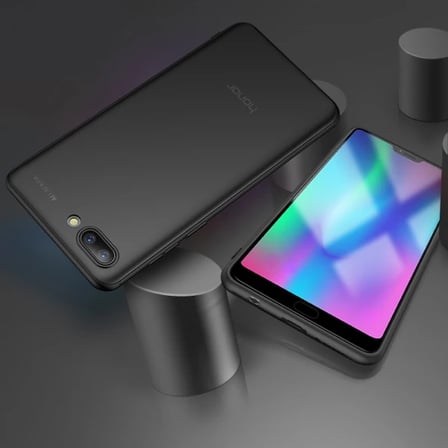 Huawei Honor i Slim Fit Soft Premium Silikon Kamera Korumalı Kılıf-()