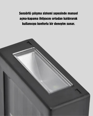 6 LED Güneş Enerjili Sensörlü Lamba – Akıllı Işık Sensörlü Enerji Tasarruflu Bahçe Aydınlatma