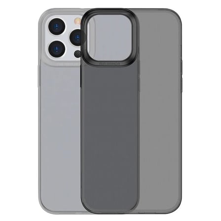 Baseus Simple Case iPhone 13 Pro Max İnce Silikon Şeffaf Kılıf-(5775)