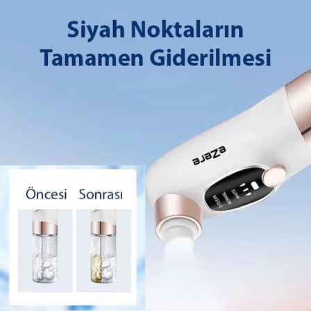 EZERE Su Hazneli Şarjlı Vakumlu Siyah Nokta Temizleme cihazı-(5775)