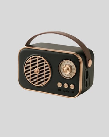 Klasik Retro Radyo – Bluetooth Destekli FM Özellikli Şarjlı Hoparlör