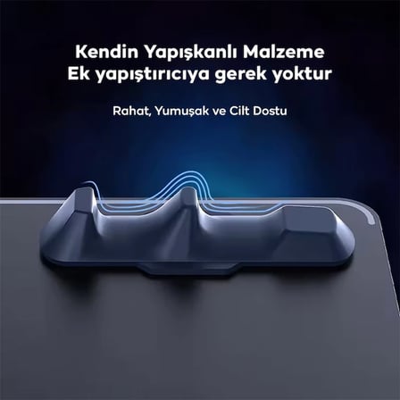 MEMO PB  Adet Tablet İçin Yapışkanlı Silikon Tutma Kolu-()
