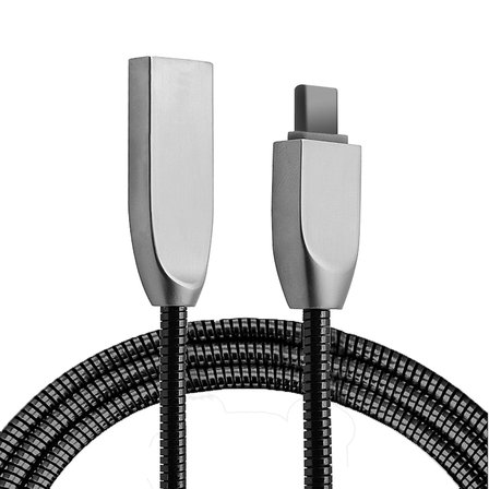 Ally Usb Type-C Zinc Alloy Dayanıklı  A Metal Usb Kablo-()