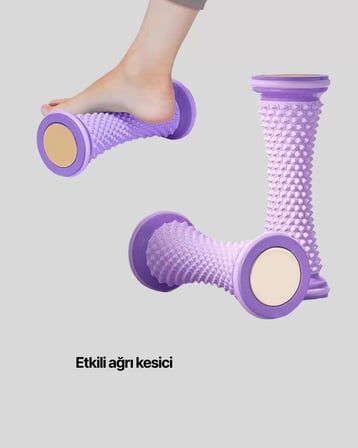Ayak Masaj Silindiri Derin Doku Masajı Kirpi Topu Akupunktur Etkili