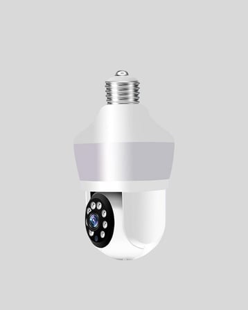 1080P Görüntü Kaliteli Wi-Fi Ampul Tipi Güvenlik Kamerası