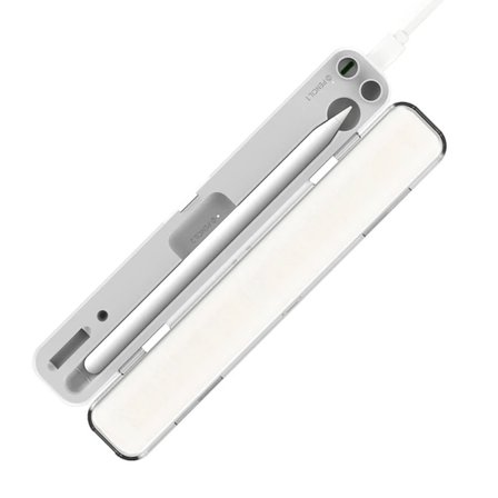 ALLY Apple Uyumlu Pencil İçin Taşınabilir Şarjlı Kalem Kutusu-(5775)