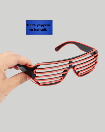 Kutlama ve Etkinliklere Özel LED Işıklı Gözlük