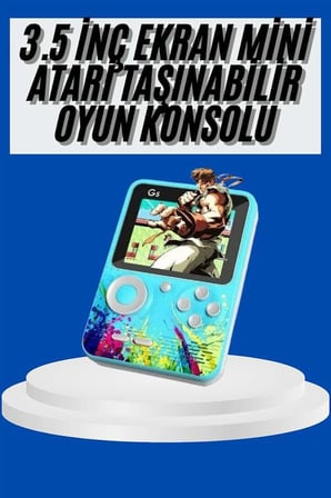 Çocuklara Özel K HD Retro Oyun Konsol El Atari Taşınabilir  Oyunlu