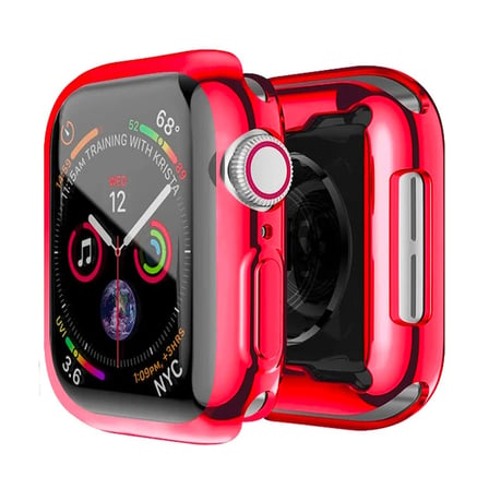 ALLY Apple Uyumlu Watch 7-8 41mm 360 Koruma Ultra Slim Silikon Kılıf-(5775)