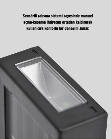 Güneş Enerjili  LED Solar Lamba – Fotoselli Su Geçirmez ve Çevre Dostu Bahçe Işığı