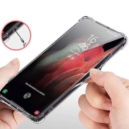 SM Galaxy S Ultra - S Ultra Shockproof Darbe Emici Silikon Kılıf-()