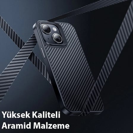 Hoco iPhone  Plus AS Kevlar Kılıf Manyetik Magsafeli Telefon Kılıfı-()