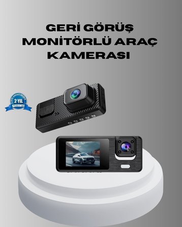 Park Modlu  Kameralı Araç Kayıt Cihazı P Ön Kamera ’’ Ekran