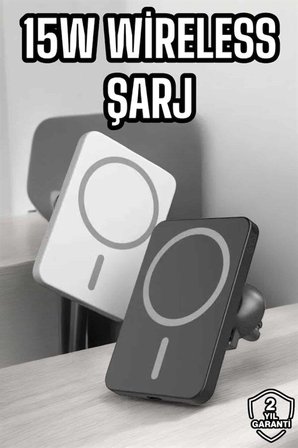 İOS Uyumlu Manyetik Tasarım Magsafe İphone /// Uyumlu Powerbank