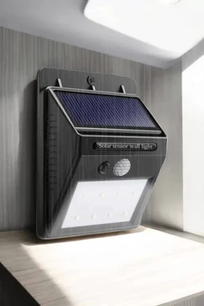 Solar Lamba Giriş Bahçe Yol Avlu Hareket Sensörlü Led