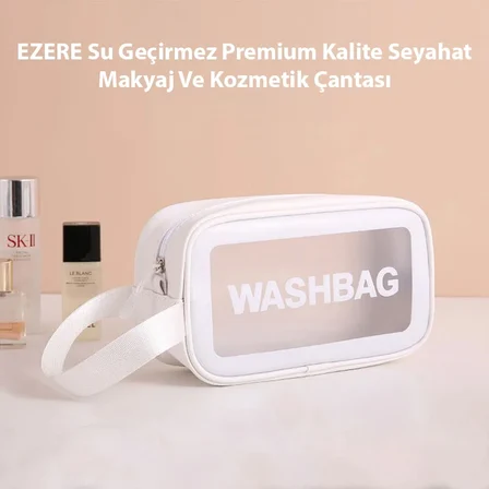 EZERE Su Geçirmez Premium Kalite Seyahat Makyaj Ve Kozmetik Çantası  Adet Set-()