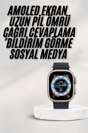 Yeni Model Akıllı Saat Android ve İOS Uyumlu Çağrı Cevaplama