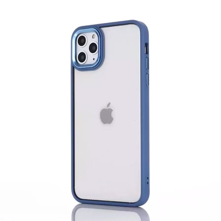 Ally iPhone  Pro Max .inç Kılıf Parlak Renkli Çerçeveli Ultra Lüx TPU Silikon Kılıf-()