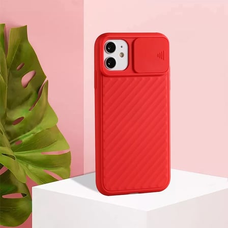 ALLY İPhone  . inch Kılıf Kamera Kapatan koruyucu Sürgülü Kılıf-()