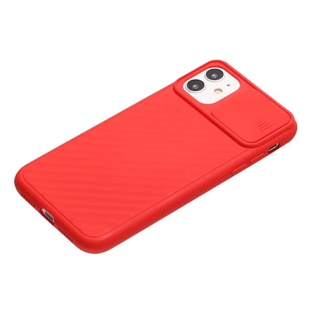 ALLY İPhone  . inch Kılıf Kamera Kapatan koruyucu Sürgülü Kılıf-()