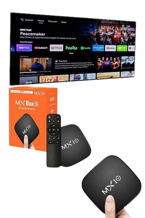 Mx Box Android Tv Media Sound K Ultra HD Görüntü Kaliteli