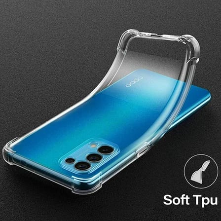 OPPO Reno A - As Kamera Korumalı Shockproof Silikon Kılıf-()