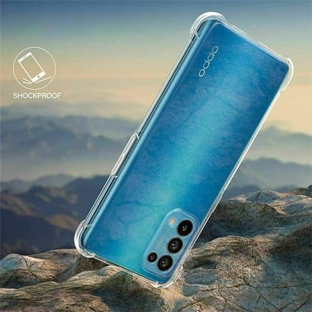 OPPO Reno A - As Kamera Korumalı Shockproof Silikon Kılıf-()