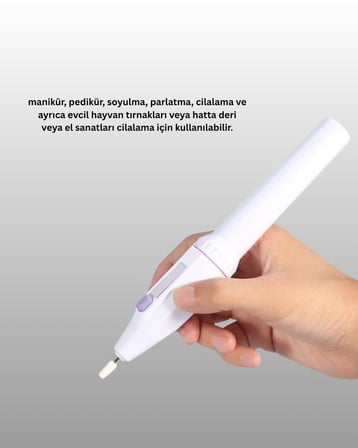 Elektrikli Manikür ve Pedikür Matkap Seti – Ayarlanabilir Hız Ergonomik ve Sessiz