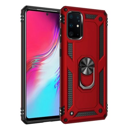 Ally Sm Galaxy S+ Plus Yüzüklü Kılıf Armor Shockproof Ring kılıf-()
