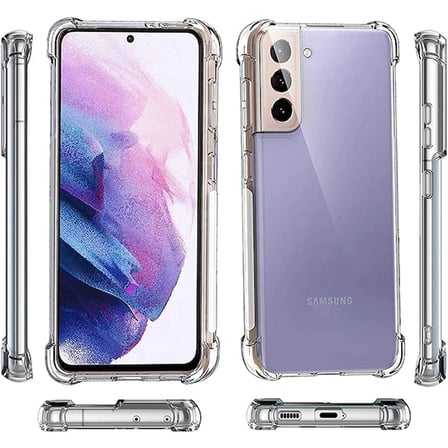 SM Galaxy S - S Anti-Drop Shockproof Darbe Emici Silikon Kılıf-()
