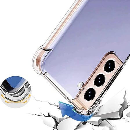 SM Galaxy S - S Anti-Drop Shockproof Darbe Emici Silikon Kılıf-()