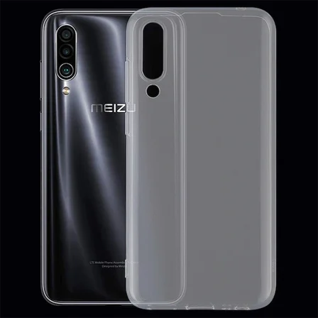 Meizu 16XS  Kamera Korumalı Fit Silikon Kılıf-(5775)